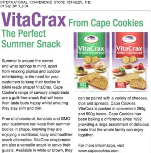 VitaCrax in the International Convenience Store Retailer